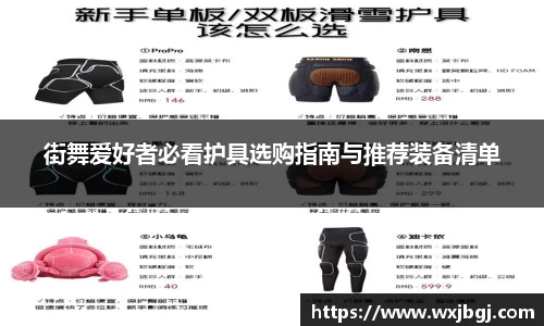 街舞爱好者必看护具选购指南与推荐装备清单