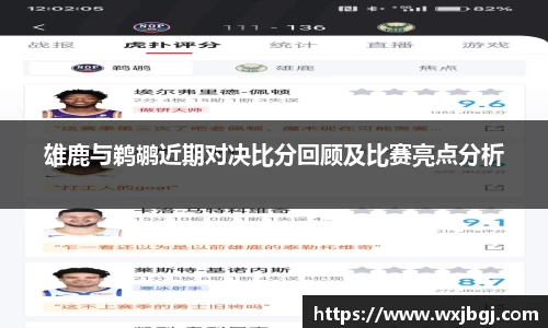 雄鹿与鹈鹕近期对决比分回顾及比赛亮点分析